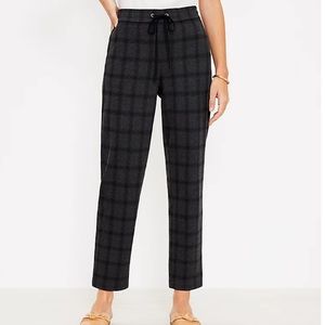 Loft Plaid Jogger Pants